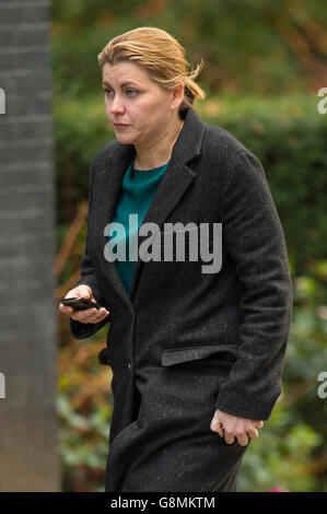 Downing Street Director of Operations Liz Sugg in Downing Street in Westminster, London. Stockfoto
