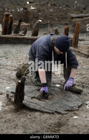 Bronzezeit Rad entdeckt Stockfoto