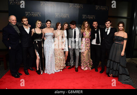 Stolz und Vorurteil und Zombies Europapremiere - London Stockfoto