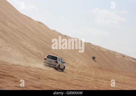 Jeep-Tour - Wahiba Sands, Oman. Stockfoto