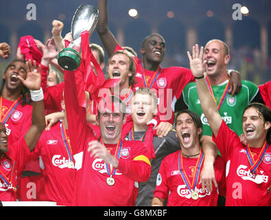 Fußball - UEFA-Superpokal - Monaco V Liverpool - Louis II Stadion, Monaco Stockfoto