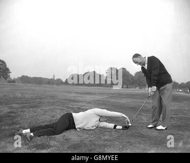 Illustrierten Zeitschriften Golf treffen - Golfclub Royal Mid Surrey Stockfoto