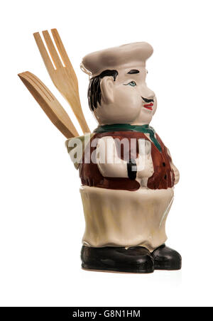 Küche Geschirr Koch Inhaber Isolated on White Background Stockfoto