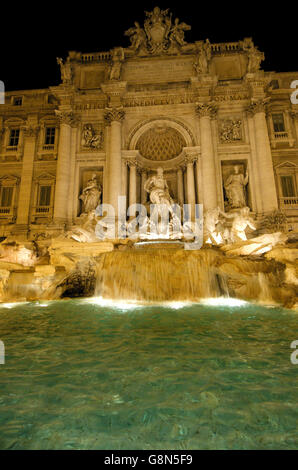 Fontana di Trevi, Rom, Latium, Italien, Europa Stockfoto