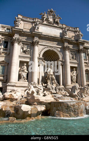 Fontana di Trevi, Rom, Latium, Italien, Europa Stockfoto