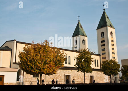 Kirche, Wallfahrtskirche in Medjugorje, Bosnien und Herzegowina, Europa Stockfoto