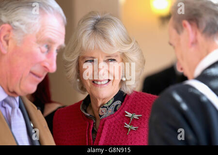 Königlicher Besuch in Yorkshire Stockfoto