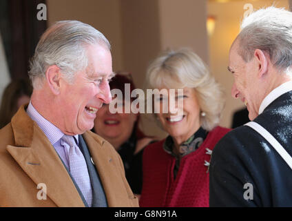 Königlicher Besuch in Yorkshire Stockfoto