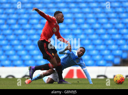 Manchester City U21 V Manchester United U21 - Barclays U21-Premier League - Etihad Stadium Stockfoto