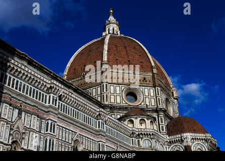 Der Dom, die Kathedrale Santa Maria dei Fiore in Florenz, Italien. Stockfoto