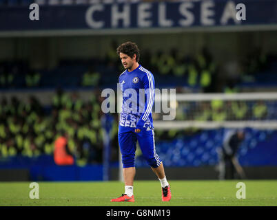 Chelsea's Alexandre Pato während des Warm Down nach dem Emirates FA Cup, fünftes Runde Spiel in Stamford Bridge, London. Stockfoto