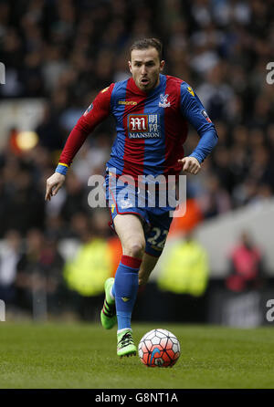 Tottenham Hotspur gegen Crystal Palace - Emirates FA Cup - Fünfte Runde - White Hart Lane. Jordon Mutch im Crystal Palace Stockfoto