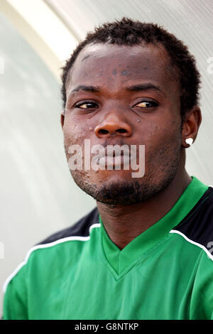 Fußball - Internationale Freundschaften - Marokko - Togo - Stade Robert Diochon. Kolawolu Sanoussi, Togo Stockfoto