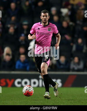 MK Dons / Northampton Town - Emirates FA Cup - Dritte Runde Replay - Stadion mk. Zander Diamond, Northampton Town Stockfoto