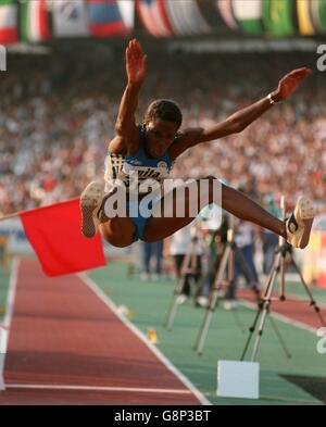 Leichtathletik - sechste IAAF World Championships - Athen 1997 - Women-Weitsprung-Finale Stockfoto