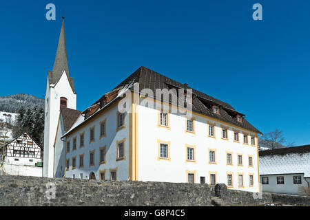 Österreich, Biosphäre-Park-Grosses Walsertal, Propstei St. Gerold ist ein Kloster im Walsertal Stockfoto