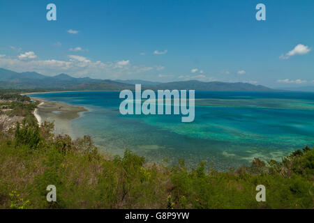 Cristal Klarwasser Lagoone 17 Inseln Riung Flores Indonesien Stockfoto