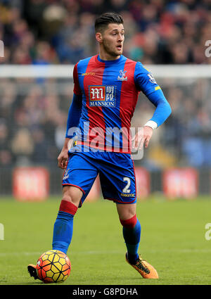 Crystal Palace gegen Liverpool - Barclays Premier League - Selhurst Park. Joel ward aus dem Crystal Palace während des Spiels der Barclays Premier League im Selhurst Park, London. Stockfoto