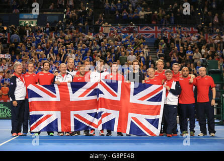 Great Britain V Japan - Davis Cup - Tag 3 - Barclaycard Arena Stockfoto