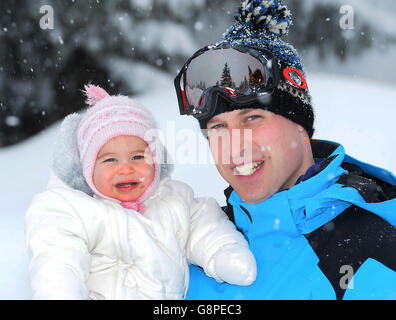 Königliche Skiurlaub Stockfoto