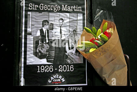 George Martin Tod Stockfoto