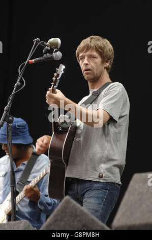 V Festival, Hylands Park. Die La's auf der V Bühne. Stockfoto