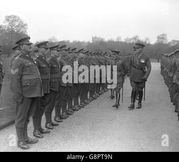 King George V - Manchester Regiment - Buckingham Palace, London Stockfoto