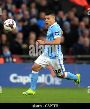 Liverpool gegen Manchester City - Capital One Cup - Finale - Wembley-Stadion Stockfoto