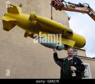 U-Boot im Meer 1 Stockfoto