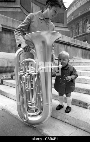 Nationalen Brass Band Championships - Robert Southcott - Royal Albert Hall, London Stockfoto