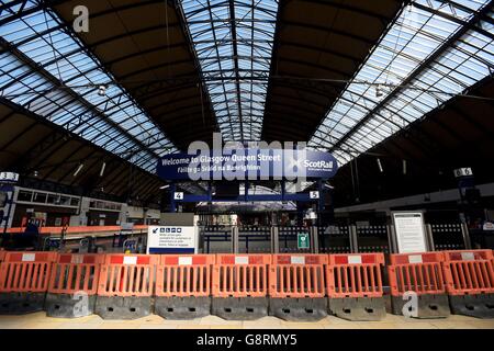 Queen Street Station Renovierung Stockfoto