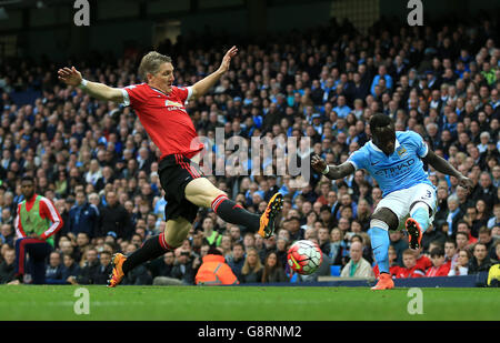 Manchester City gegen Manchester United - Barclays Premier League - Etihad Stadium Stockfoto