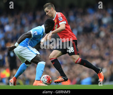 Manchester City gegen Manchester United - Barclays Premier League - Etihad Stadium Stockfoto