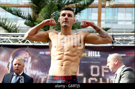 Kell Brook V Kevin Bizier-wiegen - Wintergärten Stockfoto