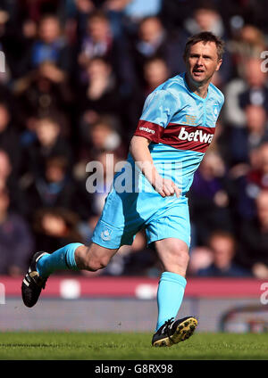 West Ham United gegen West Ham United All Stars - Mark Noble Testimonial - Upton Park. Kevin Keen Von West Ham United All Stars Stockfoto