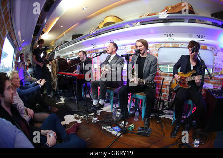 Virgin Radio live Start Stockfoto