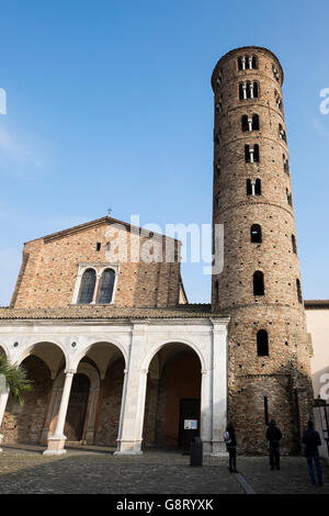 Italien, Emilia-Romagna, Ravenna, Basilika von Sant'Apollinare Nuovo, gebaut von Theoderich (493-526) Stockfoto