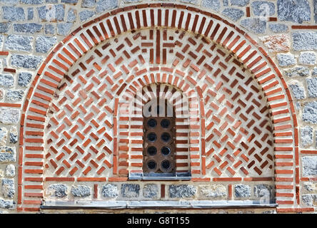 Detail der orthodoxen Kirche Plaosnik in Ohrid Stockfoto