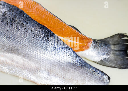 Fleisch von Fischen ohne Knochen. Stockfoto