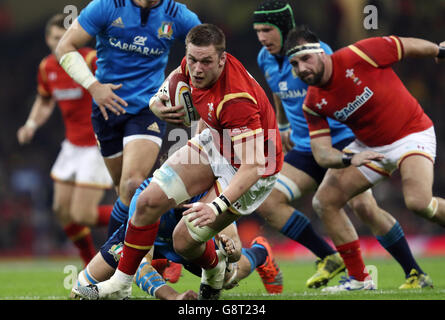 Wales' V Italien - 2016 RBS Six Nations - Fürstentum Stadion Stockfoto