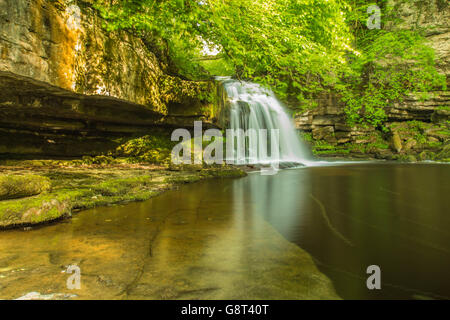 Wasserfall im Westen Burton fällt auch bekannt als Kessel Stockfoto