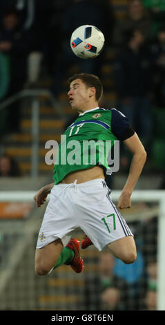 Nordirland V Slowenien - internationale Freundschaftsspiele - Windsor Park Stockfoto