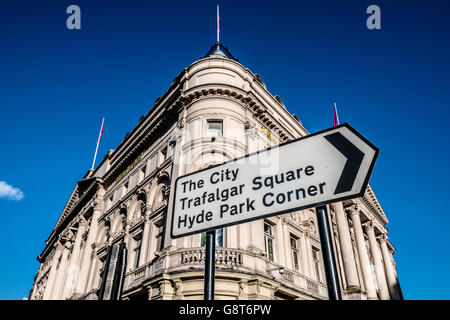 Klassische Architektur in Westminster, London, Vereinigtes Königreich Stockfoto