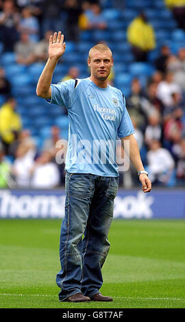 Fußball - FA Barclays Premiership - Manchester City gegen Bolton Wanderers - City of Manchester Stadium Stockfoto