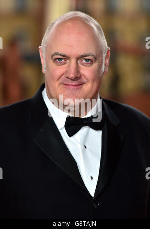 Dara O Briain bei den British Academy Games Awards 2016, London. DRÜCKEN Sie VERBANDSFOTO. Bilddatum: Donnerstag, 7. April 2016. Siehe PA Geschichte SHOWBIZ Games. Bildnachweis sollte lauten: Matt Crossick/PA Wire Stockfoto