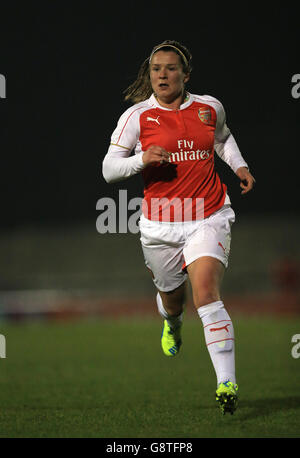 Arsenal Ladies V Lesung Damen - FA Damen Superliga - Boreham Wood Fußballplatz Club Stockfoto