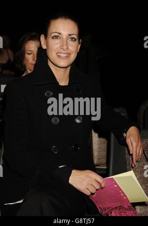 Kirsty Gallacher während der Ghost London Fashion Woche Frühjahr/Sommer 2006 zeigen an der BFC Zelt, Natural History Museum, central London Montag, 19. September 2005. PRESSEVERBAND Foto. Bildnachweis sollte lauten: Yui Mok/PA Stockfoto