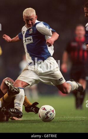 Fußball - FA Carling Premiership - Blackburn Rovers gegen Everton. Billy McKinlay, Blackburn Rovers Stockfoto