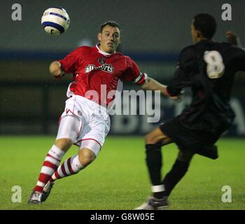 Fußball - Barclays Reserve League South - Charlton Athletic V Crystal Palace - Blick auf den Park Road Stockfoto