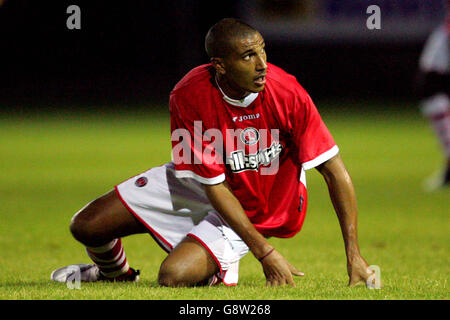 Fußball - Barclays Reserve League South - Charlton Athletic V Crystal Palace - Blick auf den Park Road Stockfoto